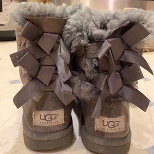 Ugg Mini Bailey Bow Boot. Light to medium wear.
